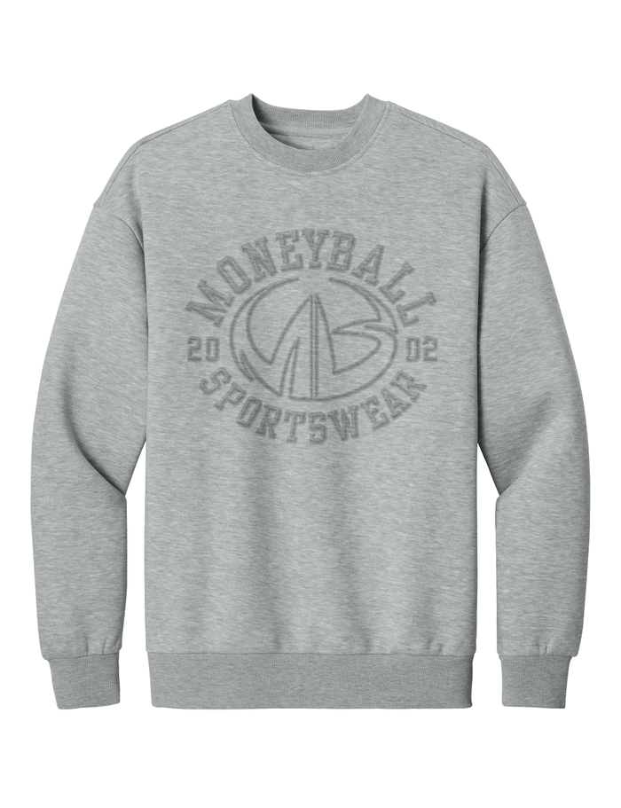 Moneyball Embossed Crewneck