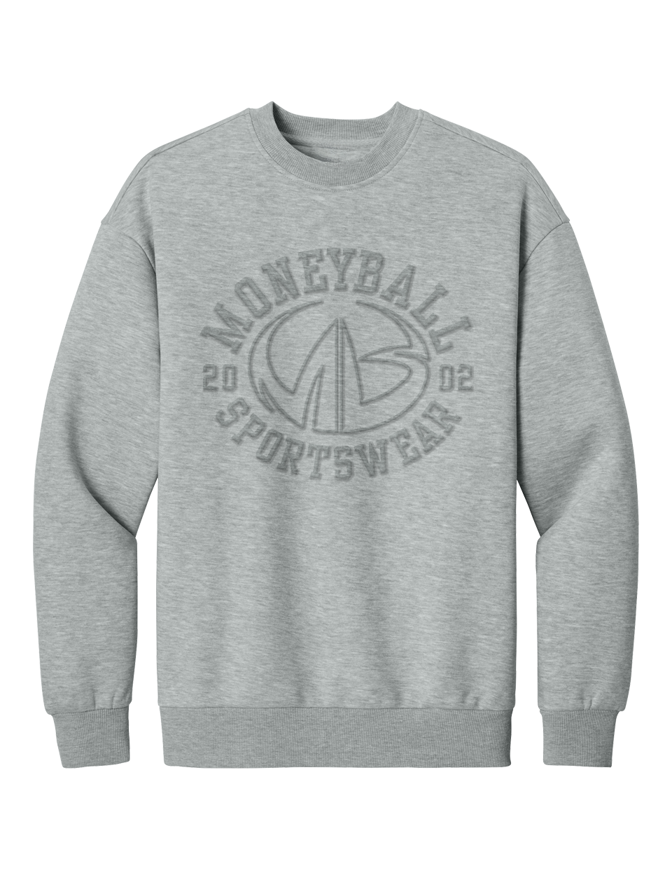 Moneyball Embossed Crewneck
