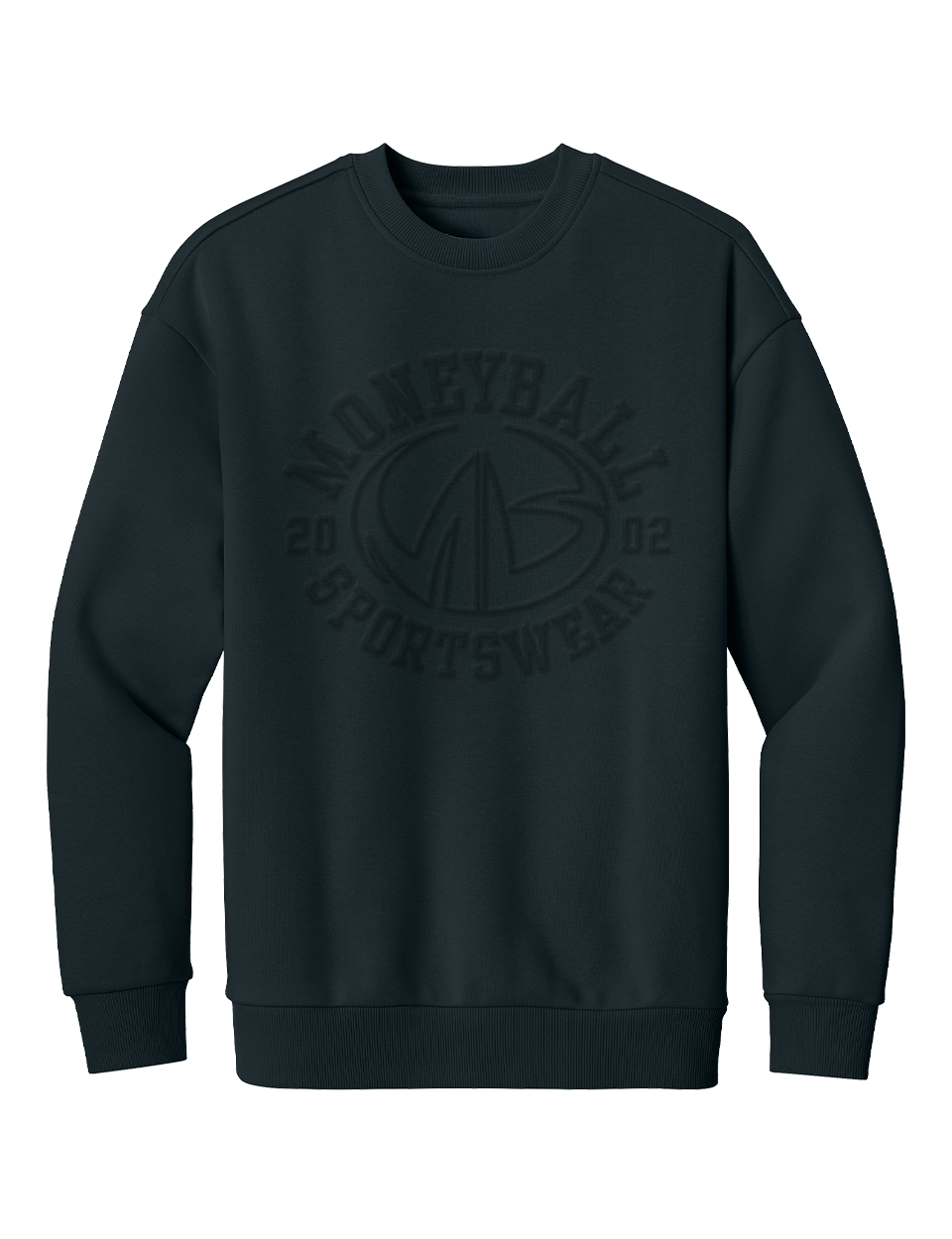 Moneyball Embossed Crewneck