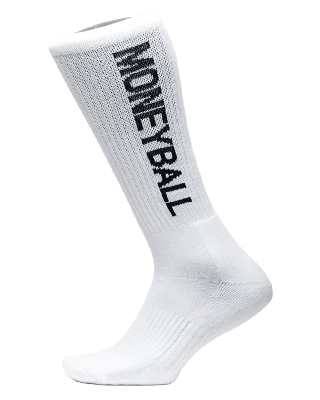 Moneyball Text Crew Socks