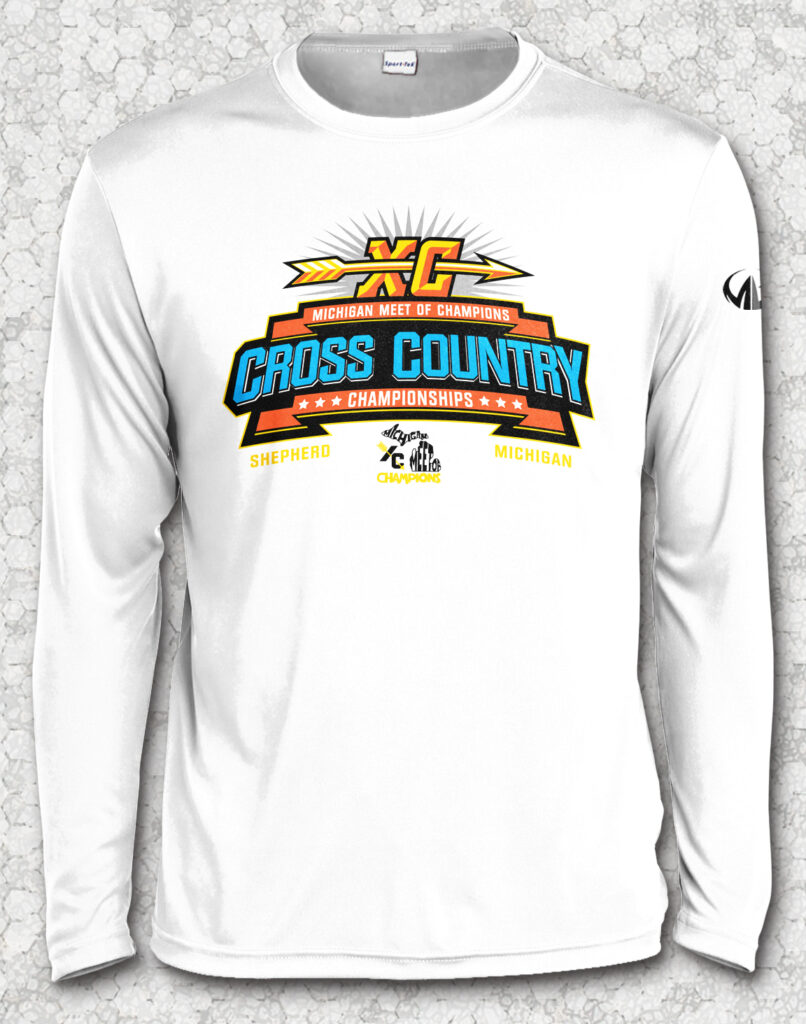 Michigan Meet of Champions - Long Sleeve Performance Shirt