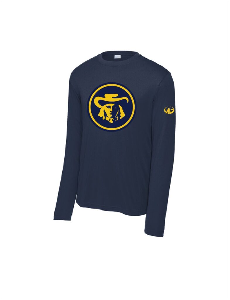 Eastern HS - Quakers Logo - Long Sleeve Performance Shirt