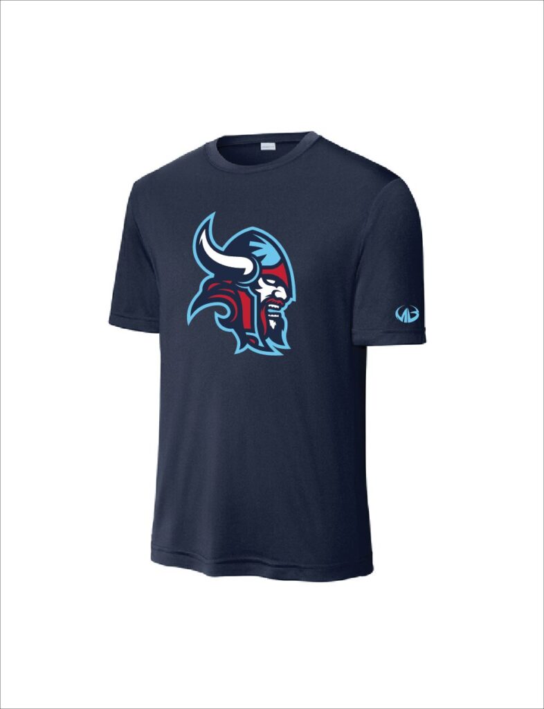 Everett HS - Viking Logo - Short Sleeve Performance Shirt